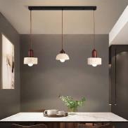 Model 6166 Travertine Pendant Light