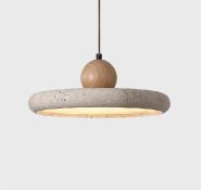 Model 6200 Travertine Pendant Light