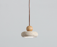 Model 6285 Travertine Pendant Light