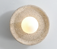 Model 6616 Large Travertine Wall Sconce