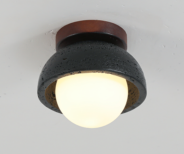 Model 6905 Black Travertine Light