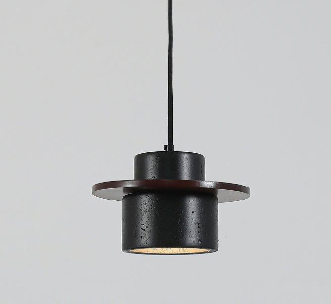 Model 6912 Black Travertine Light
