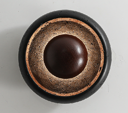 Model 6925 Black Travertine Light