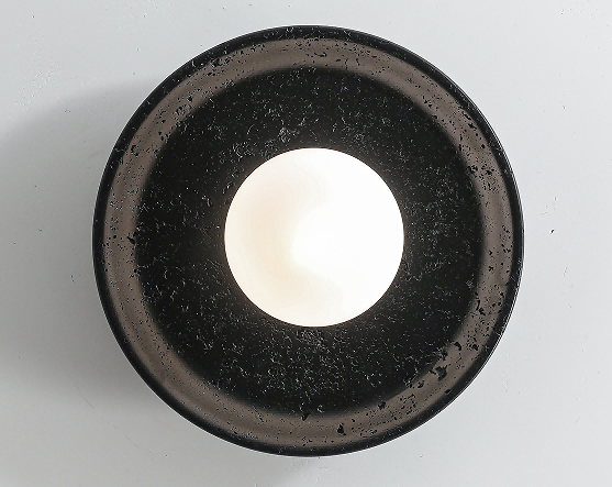 Model 6937 Black Travertine Light