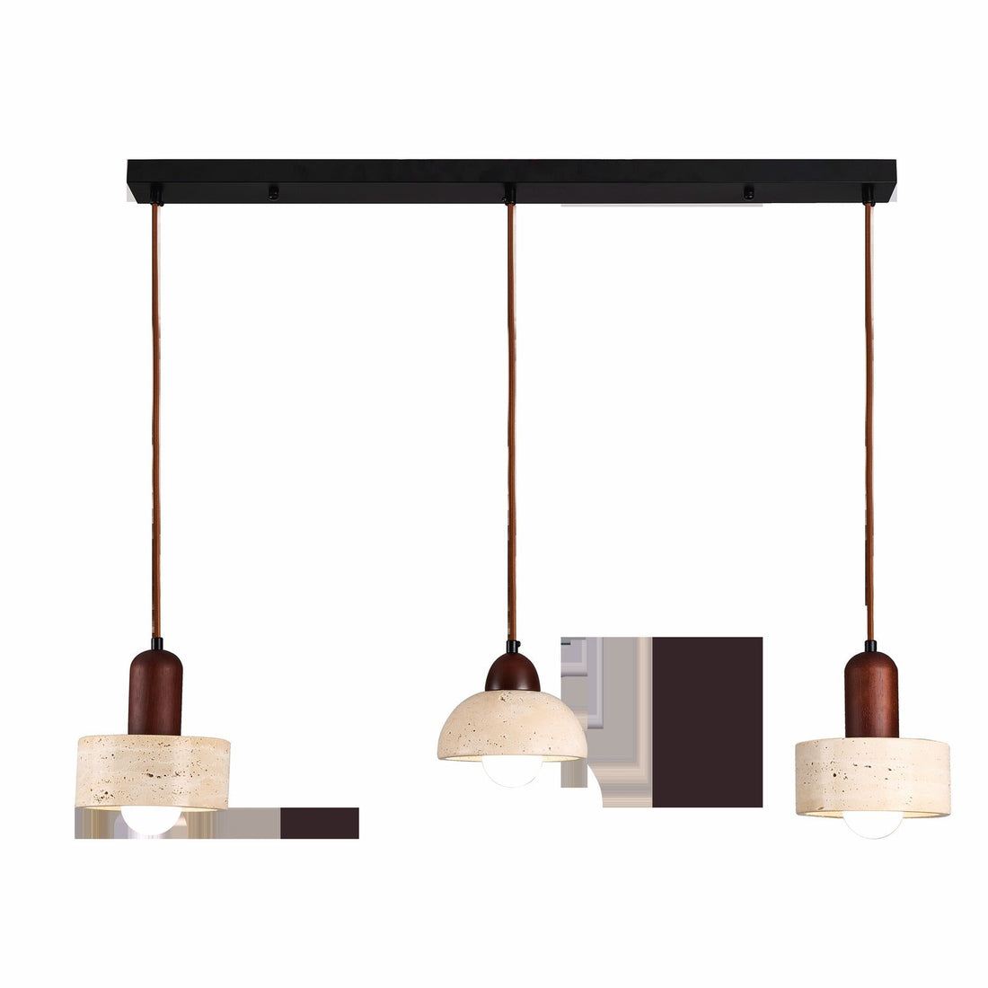 Travolith Model 6166 Travertine Pendant Light main image