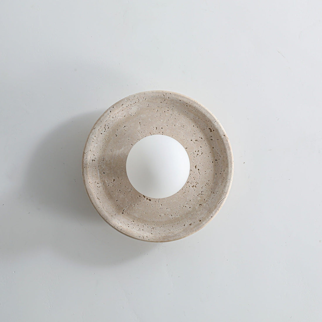 Travolith Model 6616 Small Travertine Wall Sconce main image